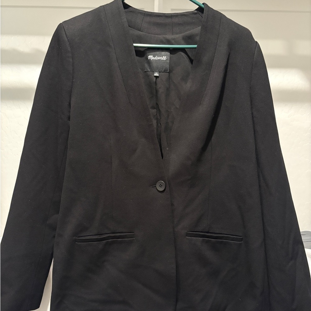 Madewell Classic Black Blazer